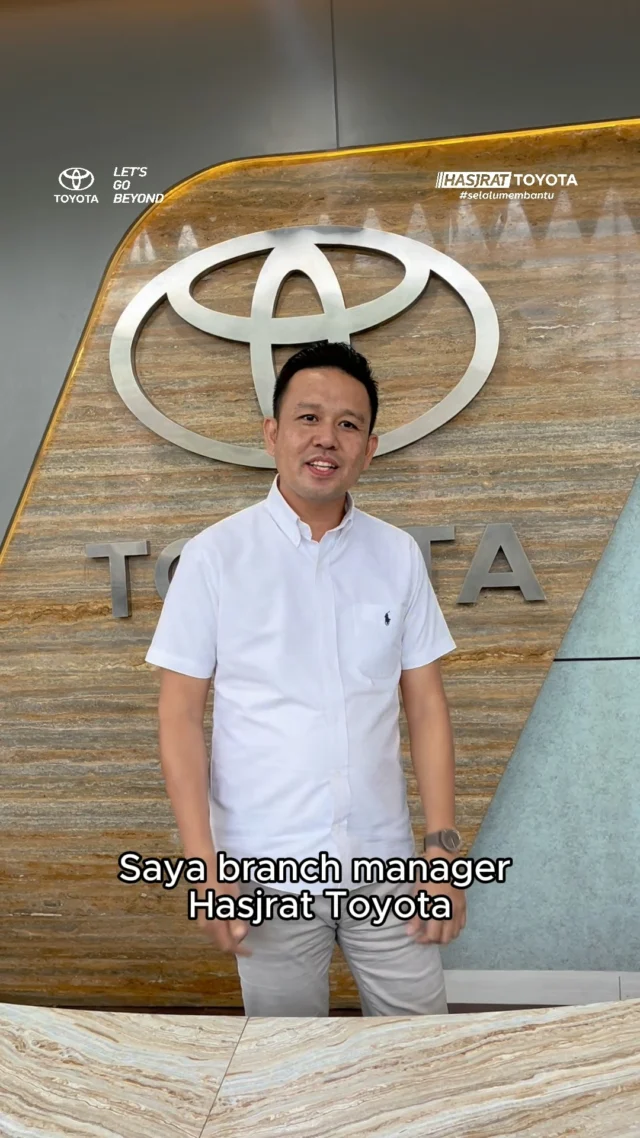 Sales so panik dikasi target, untung jo Hasjrat bagi-bagi promo for Sobat Hasjrat!

#SobatHasjrat #SelaluMembantu #ToyotaIndonesiaCommunity #InfoToyota #HasjratToyota #ToyotaIndonesia #manado #ternate #sulawesi #maluku #papua #papuabarat